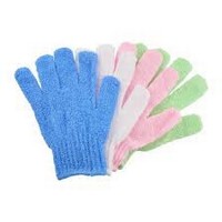 Exfoliating Gloves assorted colors - 1 pair Photo