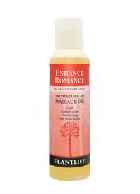 Plantlife Enhance Romance Aromatherapy Massage Oil 4 oz Photo